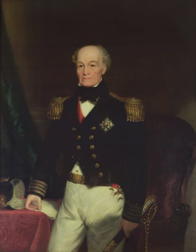 Porträt von Sir Thomas Byam Martin, 1852 von Thomas Mackay